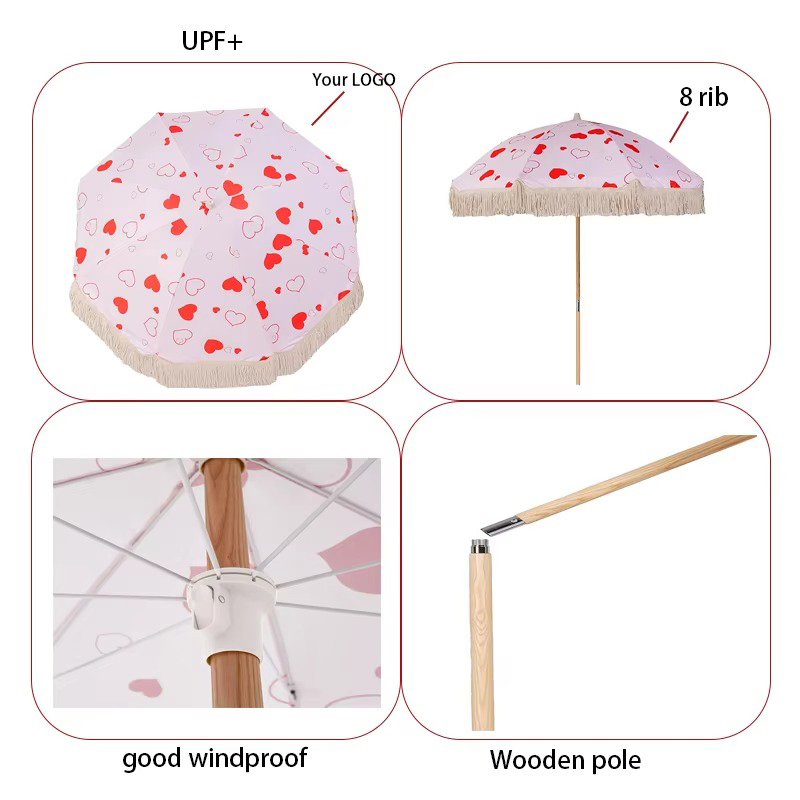 Bagaimana untuk mencapai perlindungan matahari sepanjang masa UPF50 + sudut payung pantai sunshade laras?